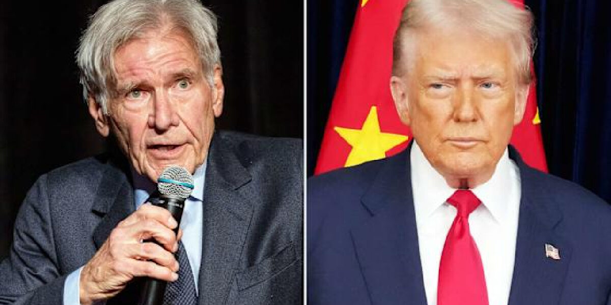 “Trump’s not a leader — he’s a criminal,” says Harrison Ford, calling him the most corrupt figure in U.S. history